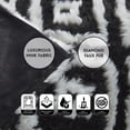 thumbnail image 3 of Inspired Home Rosalynn Machine Washable Diamond Design Throw, 50"x60", Black, 3 of 5