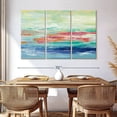 thumbnail image 3 of Elephant Stock California Surf Wall Art - Horizontal Multi Panel Canvas - Living Room Wall Decor - Abstract Multi Panel - Turquoise And Blue Decor By Silvia Vassileva - 65" x 42", 3 of 8