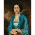 thumbnail image 3 of Franciszek Mielnicki 12x14 Black Modern Framed Museum Art Print Titled - Portrait of a Lady, 3 of 5