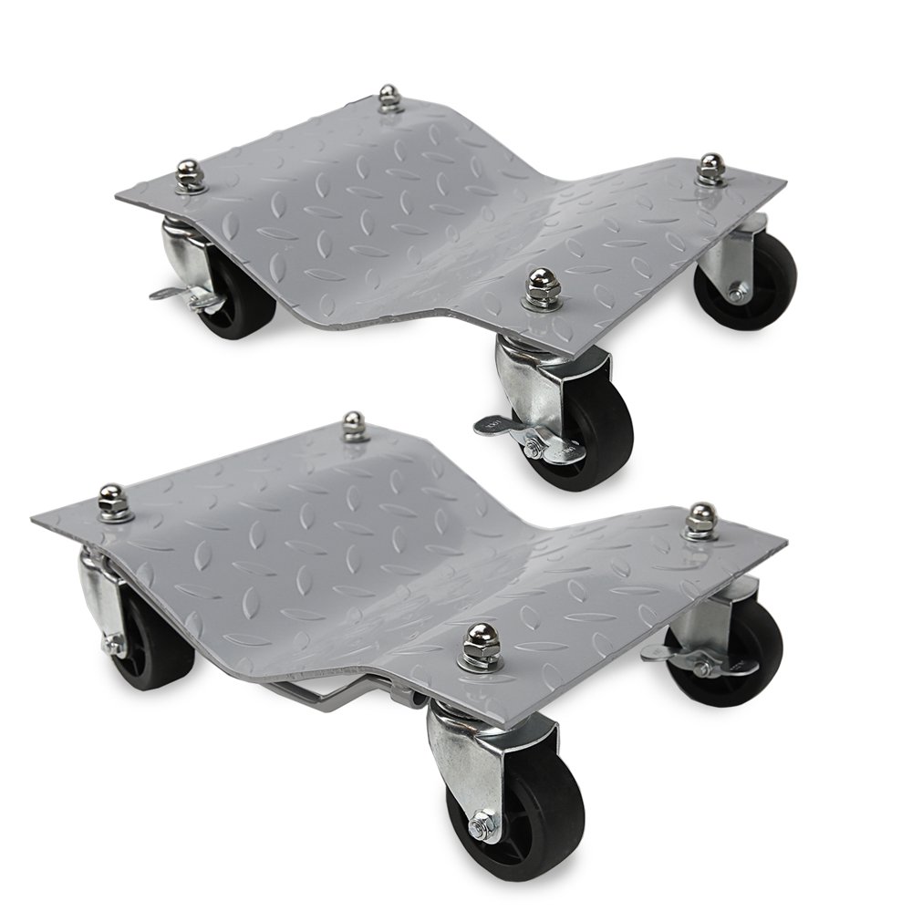 XtremepowerUS Set of (2) Vehicle Skates Dolly Wheel Car Repair Slide