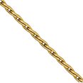 thumbnail image 2 of 14K Solid Yellow Gold 1mm Round Parisian Spiga Wheat Link Chain Necklace, 2 of 4