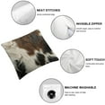 thumbnail image 6 of BANET Set of 2 Throw Pillow Covers, for Home Living Room Decor, Reversible Western Animal Skin Decorative Throw , 12x12in, 6 of 7
