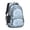 Paisley and Floral-1, variant on Paisley and Floral Blue Pattern Cute School Backpack Bag with Padded Back and Adjustable Shoulder Straps 16.9 X 12.6 X 5.9 Inches