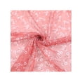 thumbnail image 4 of INSPIRE CHIC Women's Floral Printed Long Scarf, Lightweight Soft Sheer Head Wrap Shawl Scarves for All Season 70.9x27.6" Coral Pink, 4 of 6