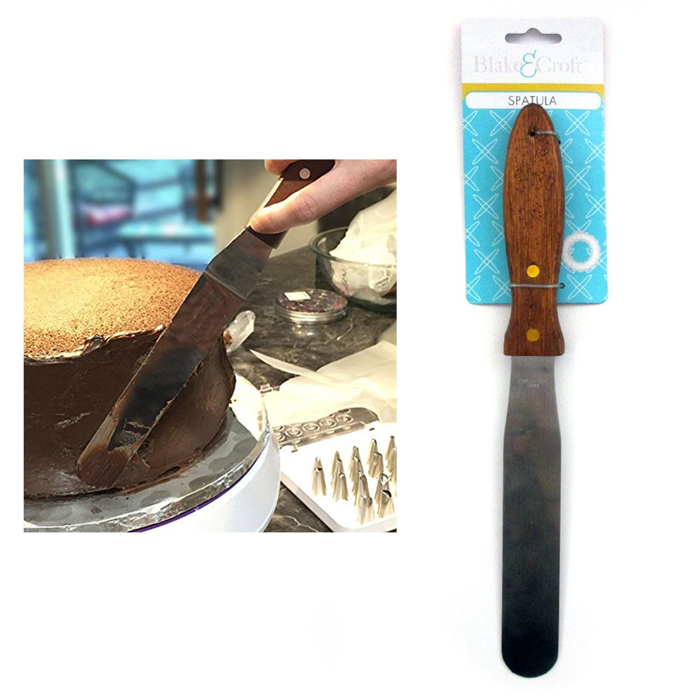 Cake Smoother Glide Decorating Stainless Steel Spatula Tool For Fondant Craft