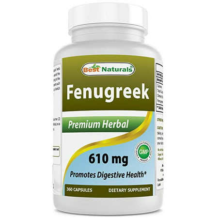 BEST NATURALS Fenugreek Seed Powder 610 mg 360 (Best Minecraft 360 Seeds)