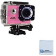 thumbnail image 1 of eCostConnection 4K Ultra HD 16MP WiFi Étanche Sport Action Caméra (Rose), 1 of 8