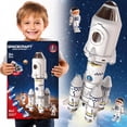 thumbnail image 1 of Cohete BLOONSY de juguete del transbordador espacial con astronautas para niños de 3 a 10 años, 1 of 7