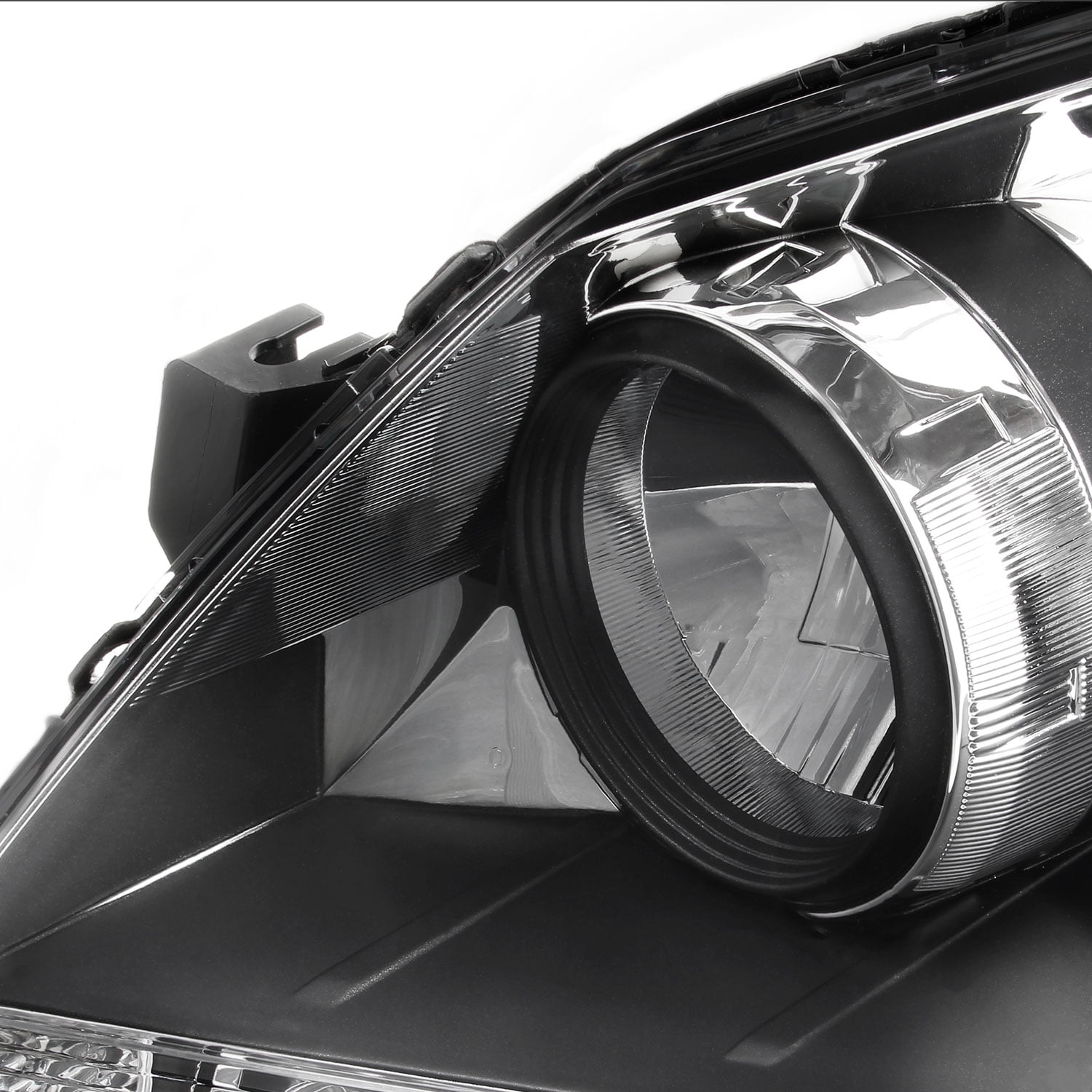 AKKON - Fits 2008 2009 2010 Honda Odyssey Van Front Black Housing Headlights Headlamps Assemblies Replacement