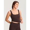 thumbnail image 3 of Pumping Bra Longline Square Neck Sleeveless Maternity Workout Tank Tops for Women, 3 of 5