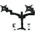 thumbnail image 1 of Articulating Dual Monitor Arm - Grommet / Desk Mount with Cable Management & Height Adjust, 1 of 9