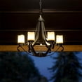 thumbnail image 3 of Sunjoy Traditional Outdoor Battery Powered Six-Light LED Chandelier, 3 of 6
