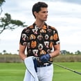 thumbnail image 3 of Fotbe Different Breeds Of Dogs Camiseta Polo de Golf para Hombre con Estampado – Camisa Deportiva Transpirable con Cuello Abotonado-XX-Large, 3 of 6