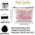 thumbnail image 3 of Zuo Bao A Little Bit Alexis Cosmetic Bag Makeup Bag Anniversary Present For Women (A Little Bit Alexis white New), 3 of 6