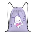thumbnail image 1 of Bolsa clásica con cordón Pochacco, plegable, para deportes, fitness, unisex, para viajes y playa, tamaño mediano, 1 of 8