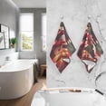 thumbnail image 6 of GZHJMY 2PCS Cute Christmas Snowman Cotton Towel Set,Quick Drying Face Towel,Soft and Breathable Bath Towel Hand Towels for Bathroom, Gym, Beach Washcloths, 6 of 7