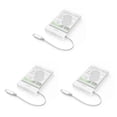 thumbnail image 1 of Sidaley MAIWO K104C USB Tipo-C Caja de disco duro Caja de unidad Anti-choque Funda protectora Adaptador Reemplazo para WINDOWS XP Vista / 7/8/10 Blanco blanco 3piezas, 1 of 6