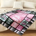 thumbnail image 4 of Wedding Anniversary Blanket 1 Year for Women Men - Happy 1st Anniversary 50"" X 60"" Soft Throw Blanket - Romantic Gift for Couple Wife Husband, 4 of 5