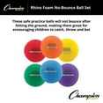 thumbnail image 3 of Champion Sports Rhino Foam No-Bounce Balls, Set of 6, 3 of 5