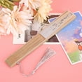 thumbnail image 4 of Folding Bamboo Hand Tassels Fan Summer Hot Day Cooling Tool Prop Gift DecorationType 2, 4 of 8