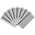 thumbnail image 5 of Arkwright Classic Checkered Dishcloth 8-Pack, Cotton Kitchen Dish Cloths, 13x13 in., Black and White Check Pattern, 5 of 5