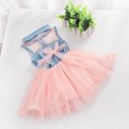 thumbnail image 3 of YMH Baby Kid Girls Summer Fashion Sweet Flower Bow Sleeveless Tutu Princess Dress, 3 of 5