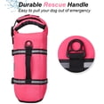 thumbnail image 3 of VIVAGLORY Dog Life Jacket Vest for Swimming, Ripstop, Bright Pink, Medium, 3 of 7