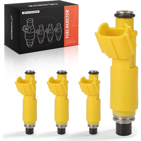 A-Premium Fuel Injectors Compatible with Toyota RAV4 2001 2002 2003, L4 2.0L, Gas, Set of 4, Replace# 2320928050, 232090H010
