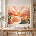 thumbnail image 5 of Sunrise Over Terracotta Hills in a Desert Landscape, Peaceful Boho for Nature Lovers, Abstract Wall Art, Housewarming Gift Tapestry Wall Hanging for Bedroom and Living Room, 5 of 7