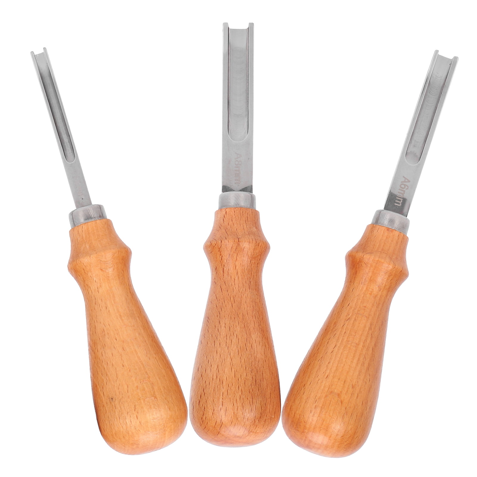 4Pcs/Set en cuir outil de coupe de bricolage cut edge débridage Carving Cutter Tools 