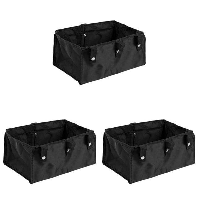 YWIYIUD 3 Pcs Sac pour Rollator sous le Siège Suspendu Grande Capacité Sac de Rangement pour Rollator à Quatre Roues Panier Réutilisable Insert de Transport pour Adultes Boîte de Rangement Inférieure 12.99x9.06x5.91 Pouces