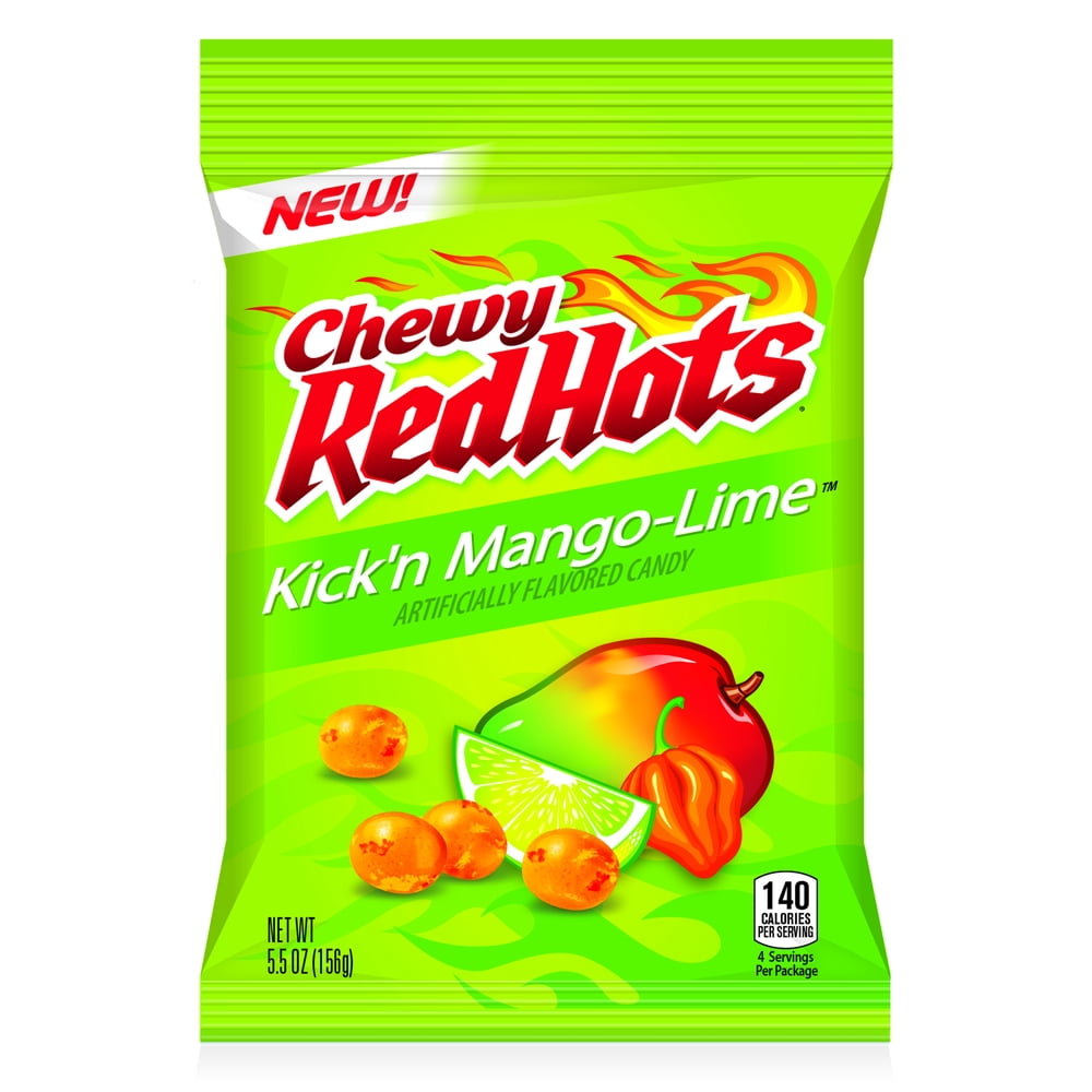 Chewy Red Hots Candy, Kick'N Mango Lime, 5.5 Oz