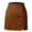 Coffee, variant on PULLIMORE Womens Faux Suede Short Skirt A-Line Knee Length Split High Waist Pencil Skirt (XL, Black)