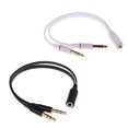 thumbnail image 1 of Koszal 3.5mm Audio Mic Y Splitter Cable Headphone Adapter Female fo 2 Male Adapter, 1 of 7