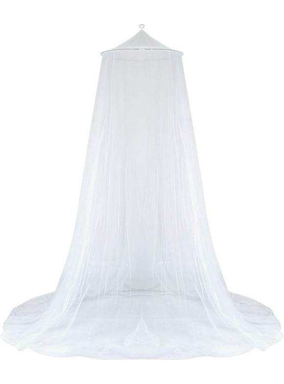 Naler Large Mosquito Net Bed Canopy Netting for Single to King Size Beds for Adult,White - Unisex