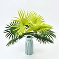 thumbnail image 2 of Artificial Potted Plants Fake Palm Plants Small Faux Tropical Palm Plant Tree in Pots Bohemian for Home Room Office Tabletop Desk House Indoor Decoration, 2 of 6