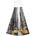 thumbnail image 2 of Streets of Paris Hand Towels Set of 2 Soft Absorbent Kitchen Hanging Towels Dish Cloths Bathroom Hand Towels with Loop & Hook for Kitchen Bathroom Wash cloth, 2 of 7