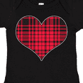 thumbnail image 4 of Inktastic Red Plaid Heart Boys or Girls Baby Bodysuit, 4 of 5