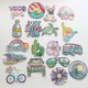 thumbnail image 4 of Parches de Flores Bordados BRI para Planchar Juego de 18 Decoración de Ropa DIY, 4 of 5