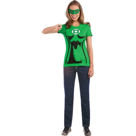 Adult Female Green Lantern Shirt Costume by Rubies 880473
