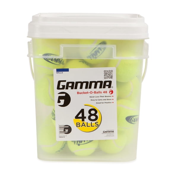 Balones de Tenis GAMMA sin Presión Paquete de 48 Premium
