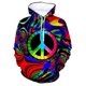 thumbnail image 3 of Sudadera con capucha con símbolo de la paz y la bandera impresa en 3D para hombre, sudadera con patrón colorido, moda informal, otoño, jerséis de gran tamaño, mangas largas, 3 of 5