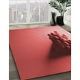 thumbnail image 3 of Ahgly Company Machine Washable Indoor Square Transitional Red Area Rugs, 8' Square, 3 of 7