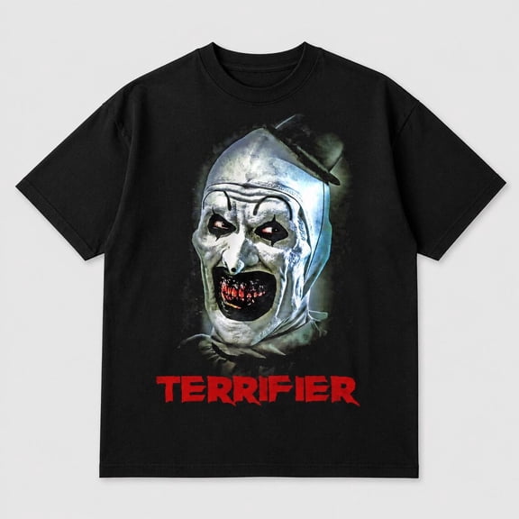 Terrifier Horror Movie T-Shirt, Art the Clown Graphic Tee, Unisex Halloween Shirt