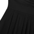 thumbnail image 6 of HULIJA Kids Girls Classic Spaghetti Straps Ballet Dance Dress Training Costume Black 8-10, 6 of 7