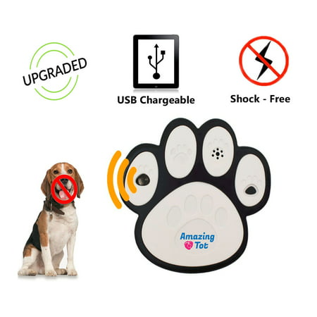 Ultrasonic Dog Bark Controller – Improved No Bark Tool – 100% Pet & Human Safe Mini Bark Control Device– Efficiently Stops Excessive and Nuisance Barking – Sonic Bark Deterrent up to 50