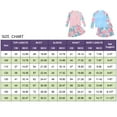 thumbnail image 3 of URMAGIC URMAIC Girls Long Sleeve Rash Guard with Skirt Bikini Two Pieces Floral Swimsuit,2-12Y, 3 of 6