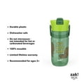 thumbnail image 6 of Zak Designs 18oz Harmony Marvel Groot Recycled Plastic Water Bottle for Travel or At Home, Leak-Proof When Closed with Straw Lid and Carry Handle, 2-Pack (Groot), 6 of 10