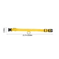 thumbnail image 2 of Tvtnvo Led Dog Collar Usb Rechargeable Lighted Safety Collar High Visibility Waterproof Adjustable with Three Light Modes Rustproof D Ring for Night Walking and Outdoor Yellow 16.1in, 2 of 8