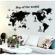 thumbnail image 3 of Vinil Decorativo Sala Habitación Estancia Mapa Mundial Mural DaraBaby Syene VinDe212, 3 of 5